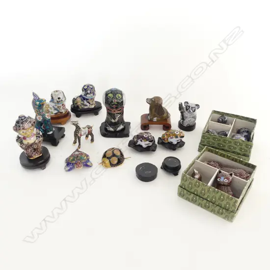 ASST CLOISONNE ANIMALS H.80mm