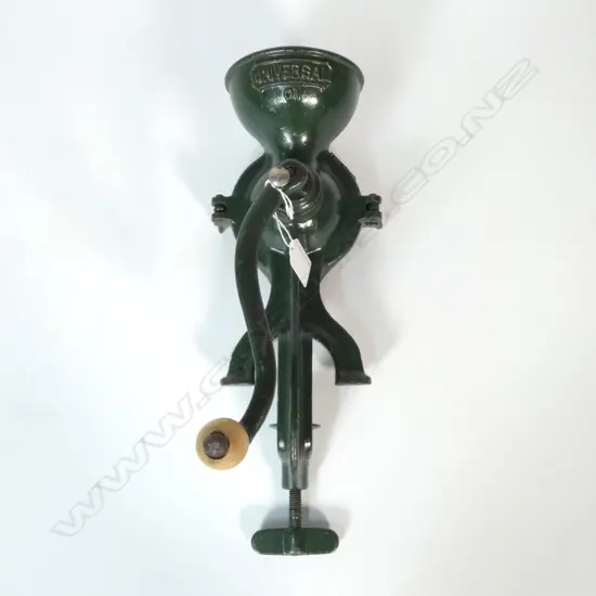 (3485) ANTIQUE CAST IRON UNIVERSAL '01' TABLETOP COFFEE GRINDER H.360mm