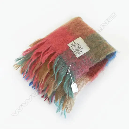 'ASHLEY PURE MOHAIR' TRAVEL RUG