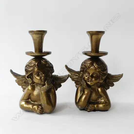 PR ANGEL CANDLE HOLDERS