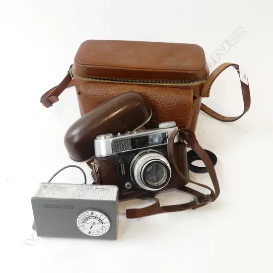 PAXETTE 8MM MOVIE CAMERA CLOCKWORK IN ORIGINAL CASE