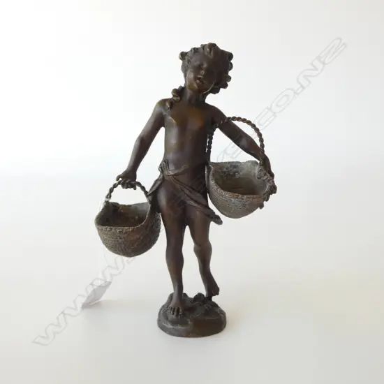 BRONZE, YOUTH w. 2 BUCKETS H.230mm