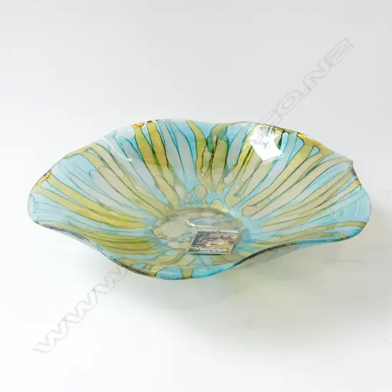 ITALIAN GLASS BOWL Dia.350mm