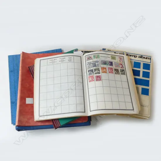 10 ASST. STAMP ALBUMS