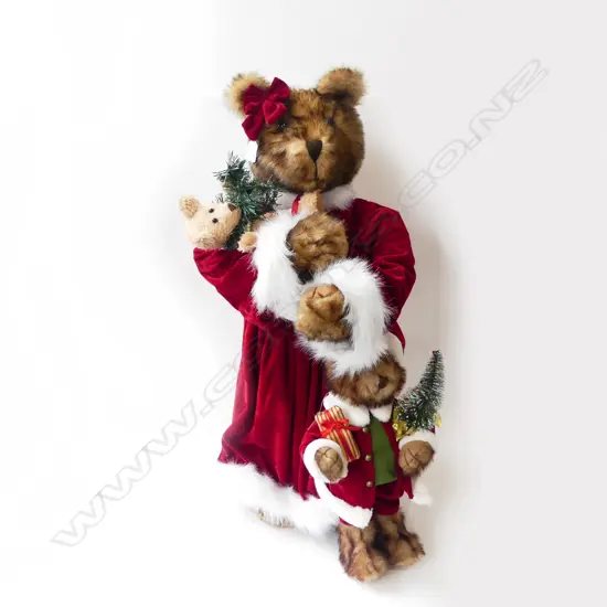 2 XMAS BEARS H.850mm