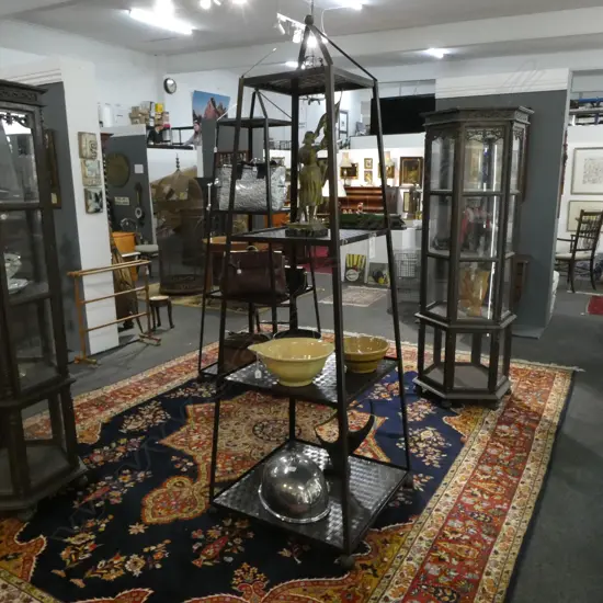 METAL FRAMED 'LAMBERT COLLECTION STATUS QUO SHELF' 720x720x2100mm