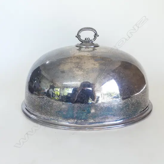 LG SILVER PLATE FOOD DOME 420x305x250mm