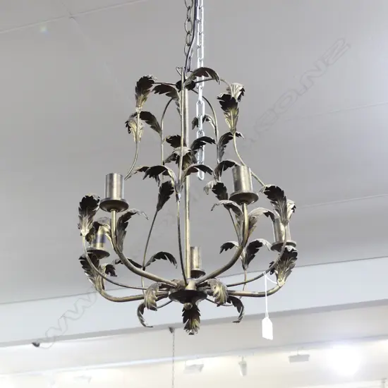 RUSTIC 5 LIGHT CHANDELIER H.530mm