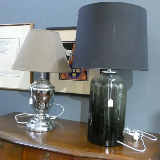 2 MODERN TABLE LAMPS H.690 / 590mm