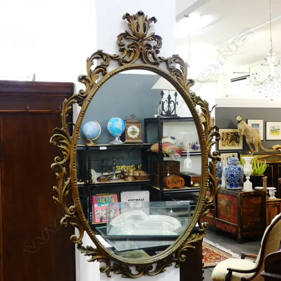 ORNATE GOLD FRAMED MIRROR 960x640mm