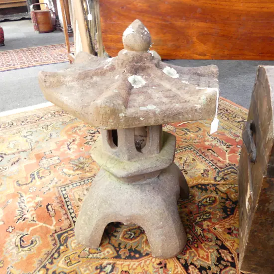 LG 2 PART CONCRETE GARDEN PAGODA H.600mm