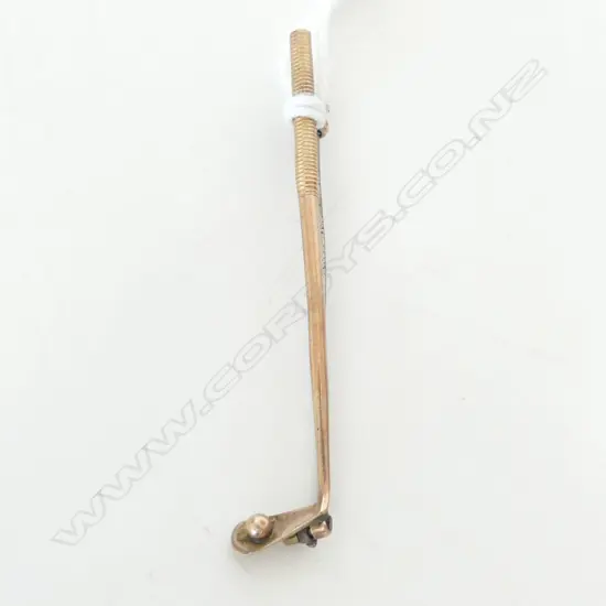 VINTAGE 9CT ROSE GOLD GOLF CLUB BROOCH 1.38gms