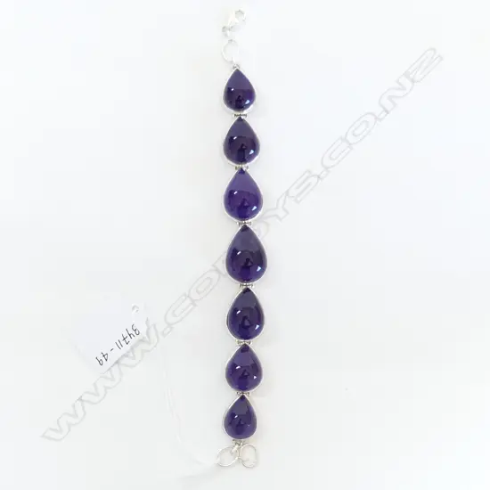 AMETHYST SILVER BRACELET