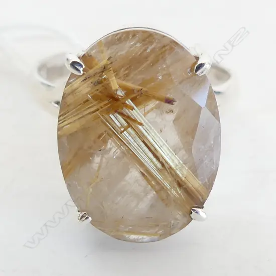 STG & GOLDEN RUTILE RING