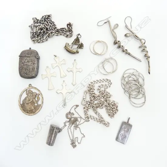 ASST. STG SILVER JEWELLERY 107 GM