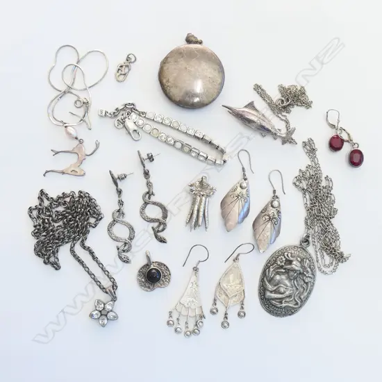 ASST. STG / SILVER PLATE JEWELLERY