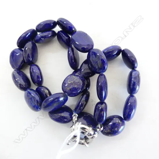 LAPIS BEADS NECKLACE
