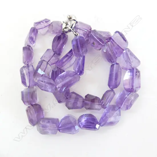 AMETHYST BEADS NECKLACE