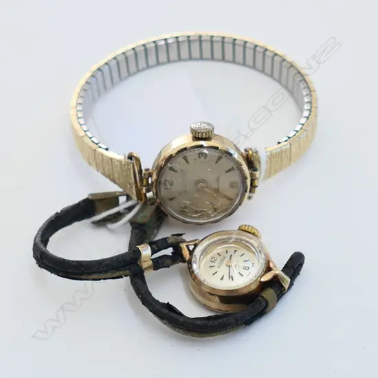 2 9CT WRIST WATCHES