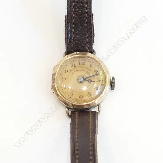 9CT ANTIQUE WRIST WATCH
