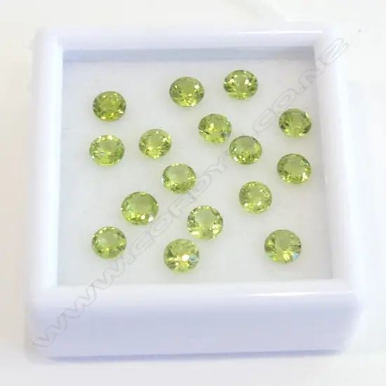 PERIDOT ROUND 16 = 5 98 CT