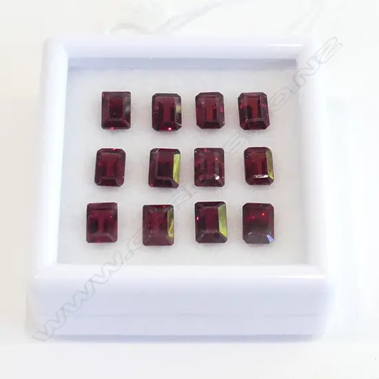 GARNET  6X4 OCT. 12 = 9.90CT