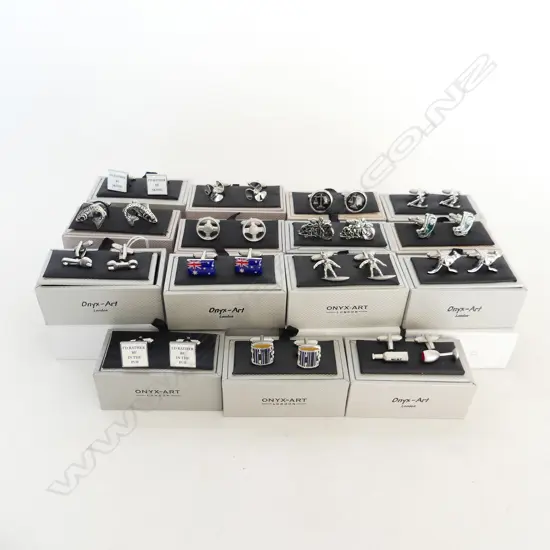 18 PRS ASST. BOXED NOVELTY CUFFLINKS