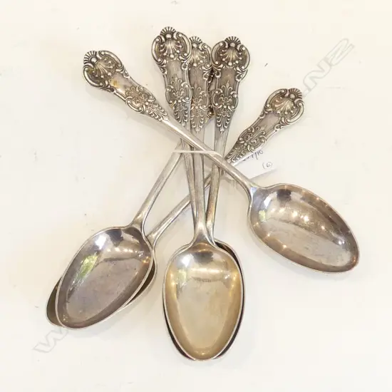 6 HEAVY EP KINGS PATTERN TABLE SPOONS
