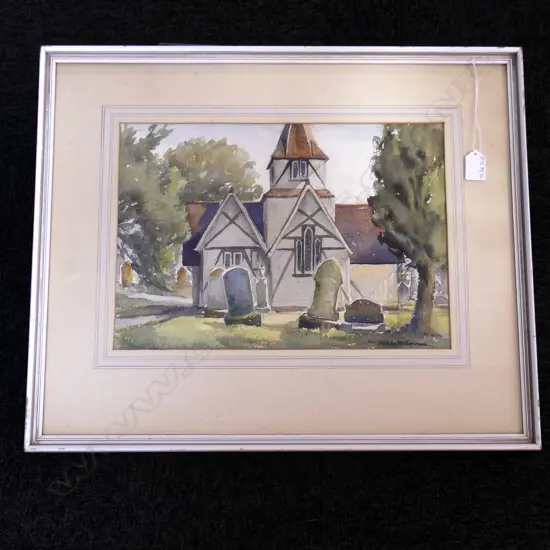 HILDA WISEMAN, 'ALL SAINTS CHURCH HOWICK, WC, 270x390mm
