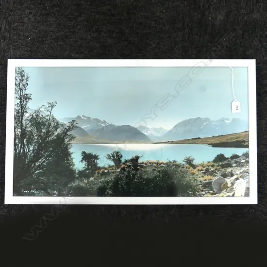 WHITES AVIATION LAKE OHAU (RECENTLY REFRAMED) 375x680mm