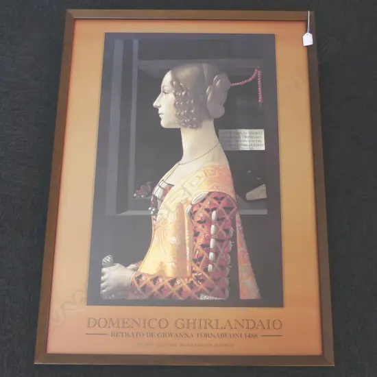 LG POSTER PRINT 'DOMENICO GHIRLANDAIO' 865x620mm