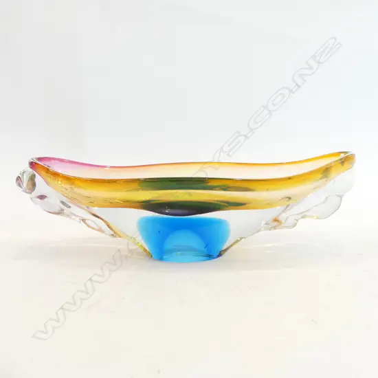 ART GLASS VASE W.355mm