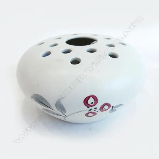 RADFORD HAND PAINTED FLOWER BOWL ENGLAND D.130MM