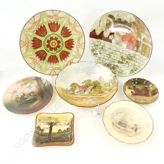 7 PCS ROYAL DOULTON, 2 LRG PLATES, LRG BOWL & 4 OTHERS