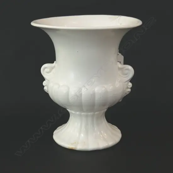 LG CROWN LYNN WHITE VASE #2114 H.220mm