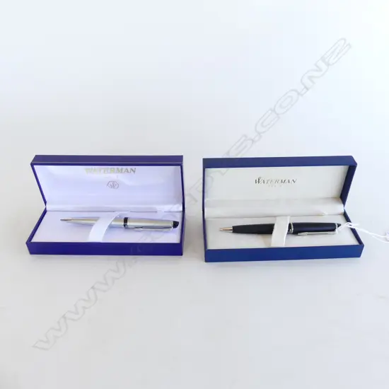 2 WATERMAN BALL POINT PENS, BOXED