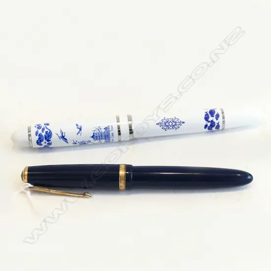 2 PENS; PARKER 14K FOUNTAIN NIB + OTHER