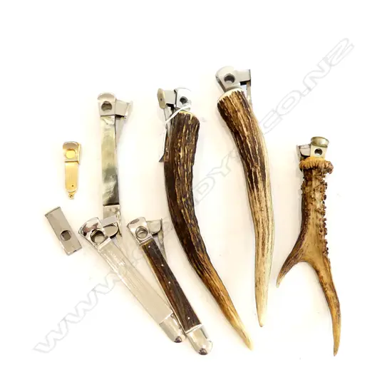 ASST HORN AND ANTLER CIGAR CUTTERS L 280 MM