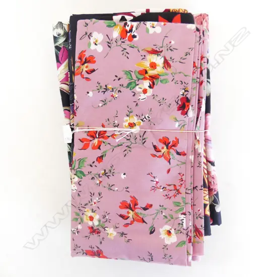 5 NEW INDONESIAN BATIK COTTON SARONGS 1000 X 1700MM