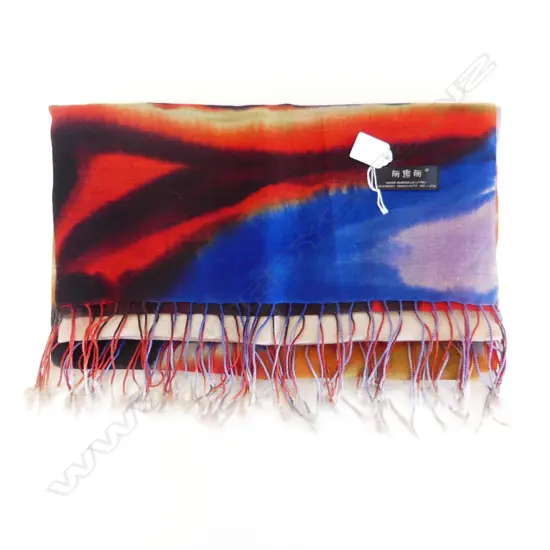 LRG FRINGED MONGOLIAN CASHMERE SCARF