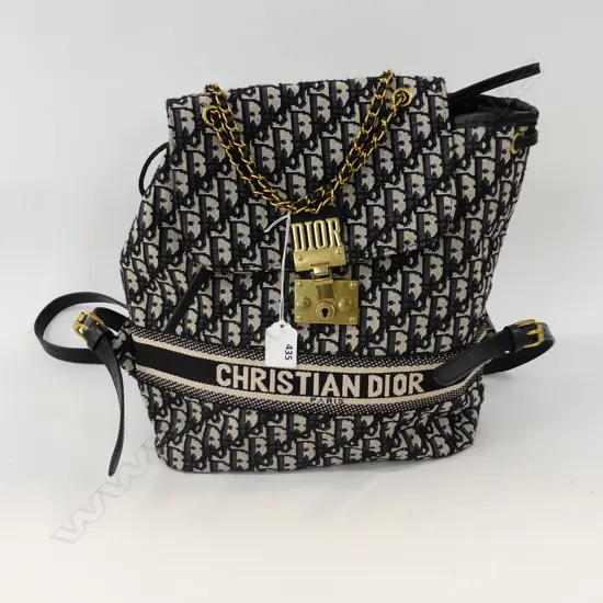 'CHRISTIAN DIOR' COPY BACK PACK H.320mm