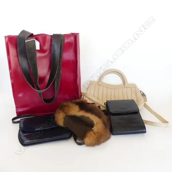 COLLECTION OF 5 HANDBAGS