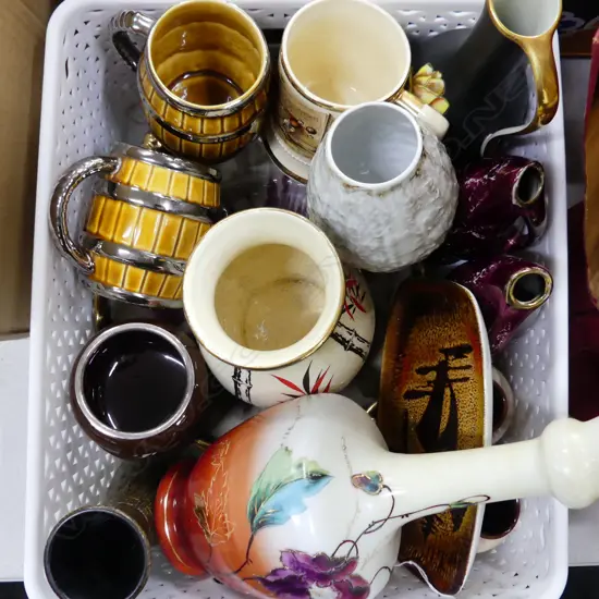 COLLECTION OF ENGLISH & GERMAN VINTAGE CERAMICS