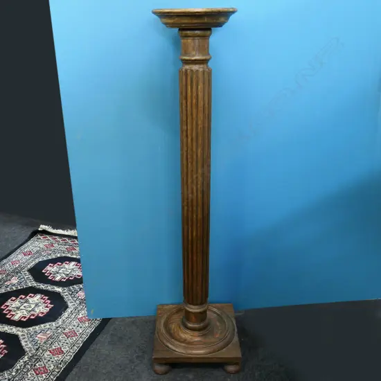 TALL WOODEN PLINTH/ PLANT STAND H 1200 MM