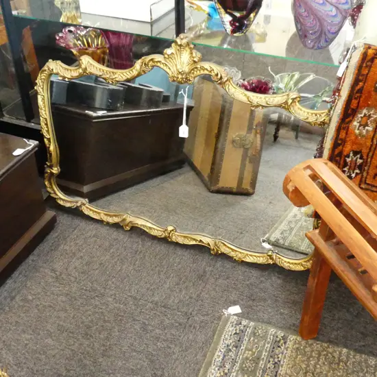 LG MIRROR; GILT RESIN FRAME 660x1020mm