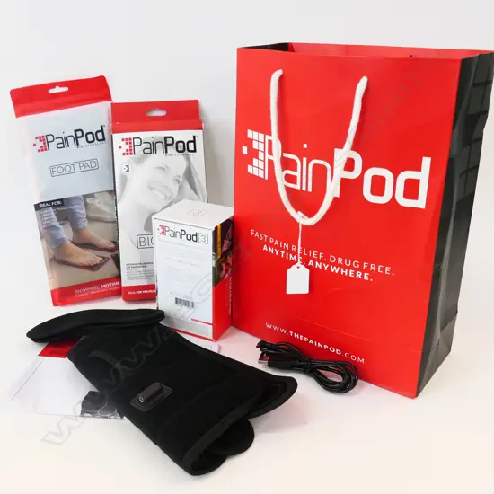 PAIN POD 3 + BIO BELT, FOOT PAD & INFRARED LIGHTS NZ HEAT THERAPY KNEE WRAP