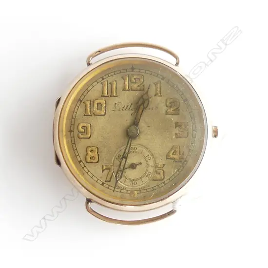 ANTIQUE GOLD WATCH 30mm dia 19.1gm