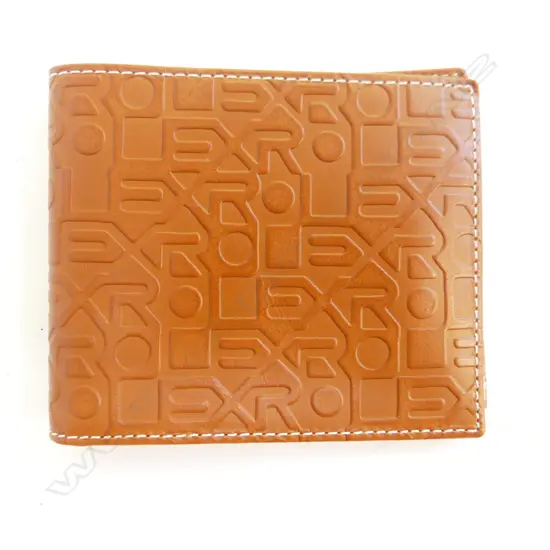 ROLEX LEATHER WALLET 95x115mm