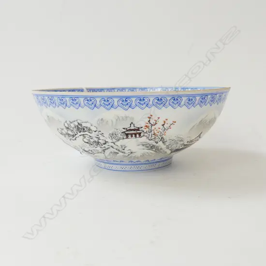 CHINESE BAOTAI CHINA BOWL DIA180MM