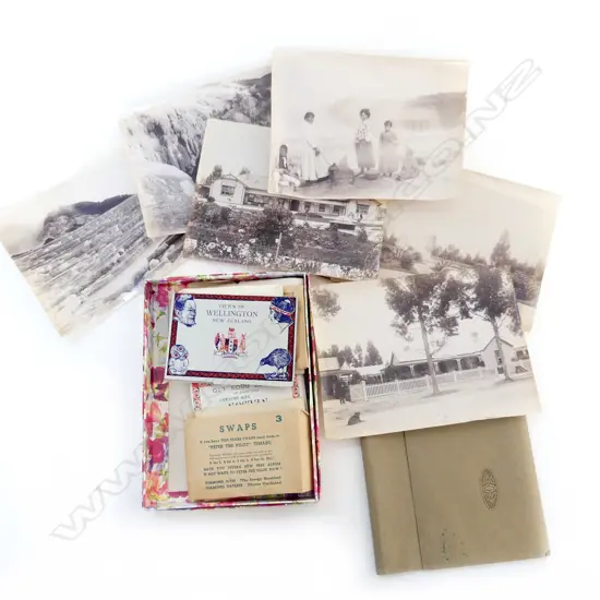 ASST. OLD PHOTOS: 19thC ROTORUA + early 20thC SETS OF PROVINCIAL NZ